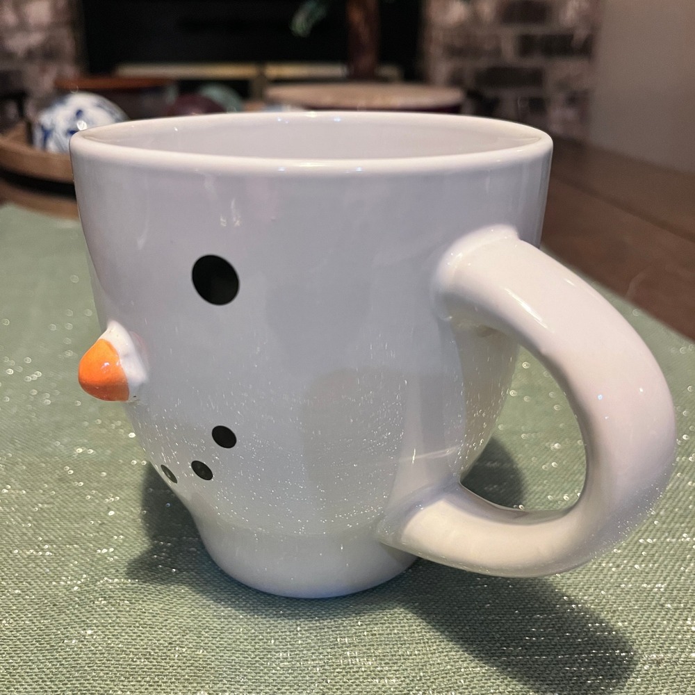 Royal Norfolk Snowman Face Mug 20 oz Coffee Mug - Picture 3 of 8